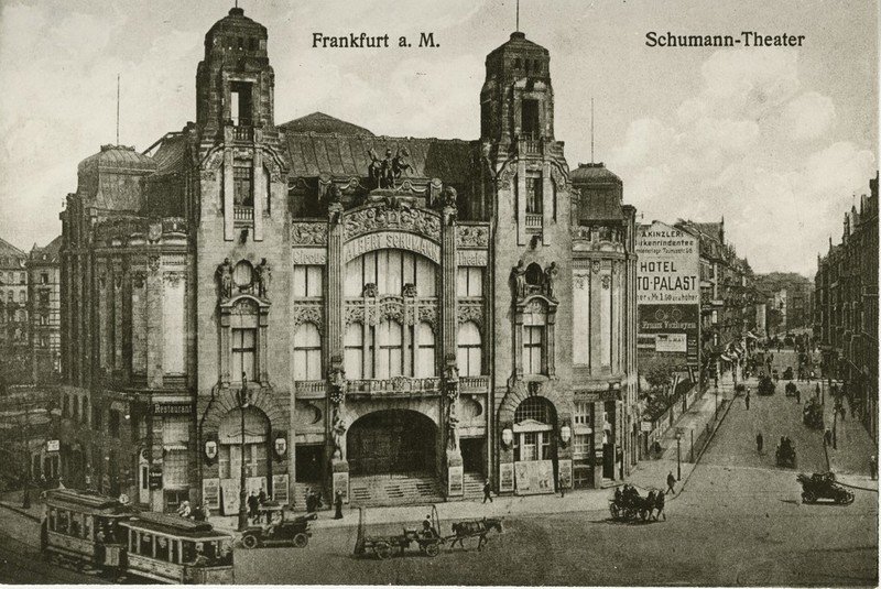 Postkarte Schumann-Theater / DFF - Deutsches Filminstitut & Filmmuseum