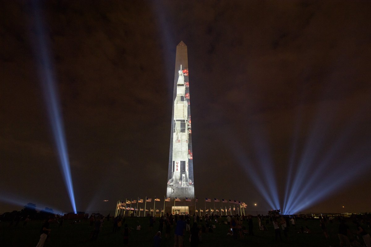 <p><span id="miro-copy-source--rte"></span>The full-size Apollo 11 Rocket projected on the Washington Monument in 2019.&nbsp;&copy;<span id="miro-copy-source--rte"></span>NASA/Bill Ingalls</p>